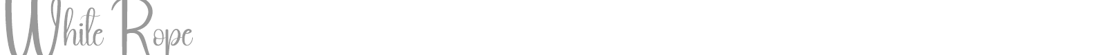 White Rope font preview